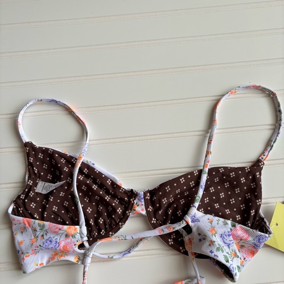 Maaji | Women's Bright Colorful Reversible Underwire Bikini Set Size Large NWT - Picture 4 of 8
